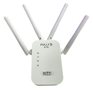 A18 Wifi Repeater Access Point 300mbps 4antenli Wps Özellikli