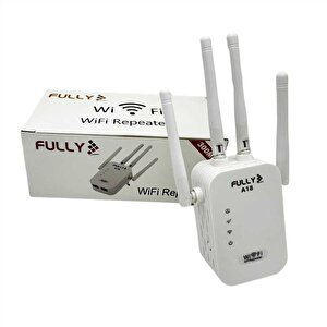 Fully A18 Wifi Repeater Access Point 300mbps 4antenli Wps Özellikli