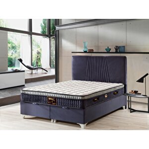 Tek  Kişilik Leonida Set ( Yatak + Baza + Başlık ) 90x190 cm