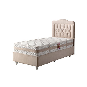 Paradise Sandıklı Baza+ Yatak+ Başlık  Krem Açık Krem