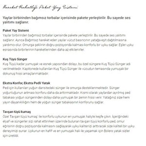 Belletto Tek  Kişilik Paket Yaylı Nefertiti Yatak Seti