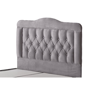 Paradise Tek Kişilik Başlık Gri 90 cm