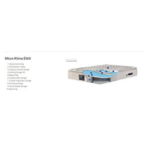 150x200 Klima Etkili Cool Bed
