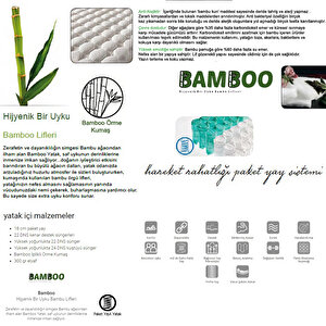 160x200  Paket Yayli Prenses Yatak