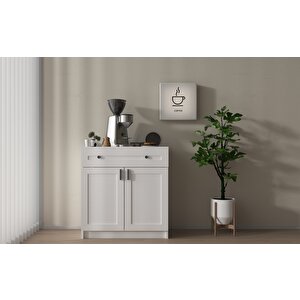 Modern Kahve Köşesi Mutfak Dolabı