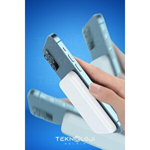 Magsafe 5000 Mah Powerbank Kablosuz Şarj Cihazı Iphone Uyumlu Wireless Şarj
