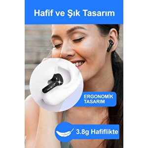 Bluetooth Kulaklık Kablosuz Ultrapods Dijital Göstergeli Gaming Dokunamtik Enc Mipods V5.3 Yeninesil