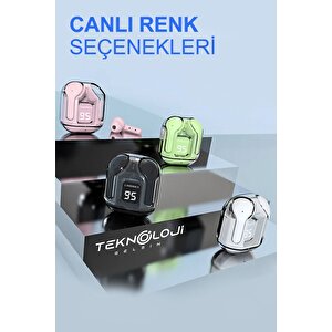 Bluetooth Kulaklık Kablosuz Ultrapods Dijital Göstergeli Gaming Dokunamtik Enc Mipods V5.3 Yeninesil