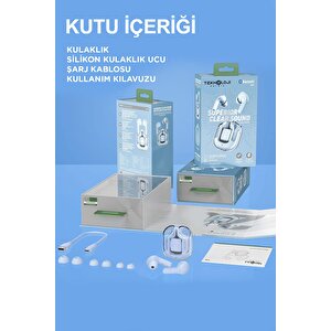 Bluetooth Kulaklık Kablosuz Ultrapods Dijital Göstergeli Gaming Dokunamtik Enc Mipods V5.3 Yeninesil