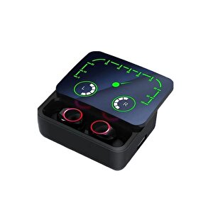 M90 Max Bluetooth Kulaklık Powerbankli Hız Göstergeli Mikrofonlu Kulak Içi Oyuncu Rgb Stereo V5.3
