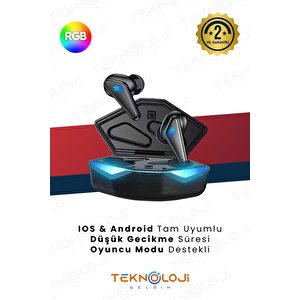 Kulaklık Bluetooth Kablosuz Oyuncu Kulak İçi Mikrofonlu