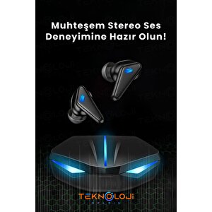 Kulaklık Bluetooth Kablosuz Oyuncu Kulak İçi Mikrofonlu