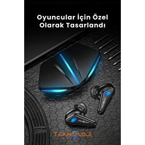 Kulaklık Bluetooth Kablosuz Oyuncu Kulak İçi Mikrofonlu