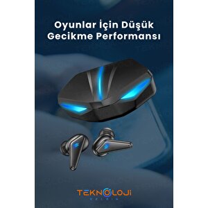 Kulaklık Bluetooth Kablosuz Oyuncu Kulak İçi Mikrofonlu