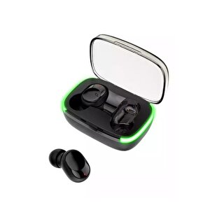 Y60 E-mipods Bluetooth Kulaklık Işıklı Çift Mikrofon Earbuds Basic Hd Ses Kablosuz V5.1 Yeni Nesil