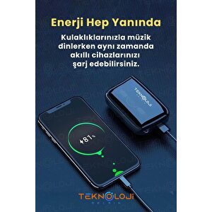 M19 Kablosuz Kulaklık Gaming Powerbankli El Fenerli Göstergeli 5.1 Stereo Bluetooth Kulaklık
