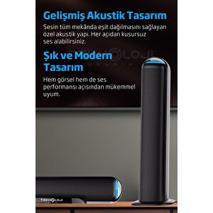 Hp-tv01 3+1 Soundbar Ev Sinema Sistemi Stereo Hd Ses Kalitesi Rgb Kablolu 45w Amfi̇ 15wx3  Soundbar
