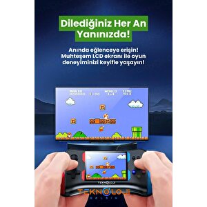 500 Oyun Retro Sup Konsolu X7m 3,5 Inç Ekran Video Oyunları  Hd/av Çıkışı Taşınabilir Mini Gamepad