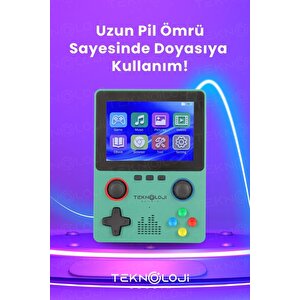 Oyun Konsolu Yeninesil El Atarisi 10.000 Adet Nostalji Oyun 3.5inç Ipsekran Mp3/mp4/video Gamepad