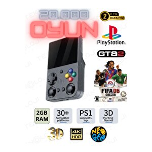 El Atarisi 3.5&#034; Ultrahd Ekran Gamepad Retro Atari Psp/ps1/neogeo Fıfa Gta 20.000 Games Oyun Konsolu