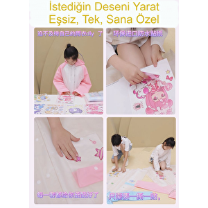 Su Geçirmez Çocuk Yağmurluk, Çanta Bölmeli (kendi Desenini Yarat! )