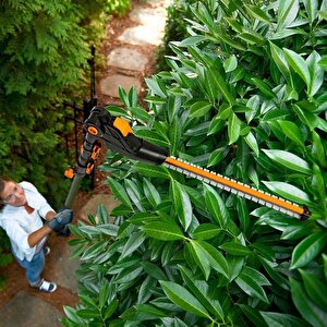 Worx Wa0308 Wg349e Ile Uyumlu 45cm Profesyonel Açı Ayarlı Çit Budama Aparatı, Başlığı