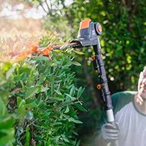 Worx Wa0308 Wg349e Ile Uyumlu 45cm Profesyonel Açı Ayarlı Çit Budama Aparatı, Başlığı