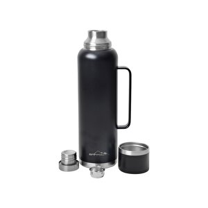 Campout Çift Katmanlı Termos 1500 Ml Siyah