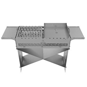 Kamp Ayısı® Grillhero™ Çantalı Katlanır Taşınabilir Modüler Kamp Barbekü İstasyonu - Bagaja Sığar