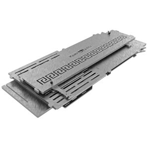 Kamp Ayısı® Grillhero™ Çantalı Katlanır Taşınabilir Modüler Kamp Barbekü İstasyonu - Bagaja Sığar