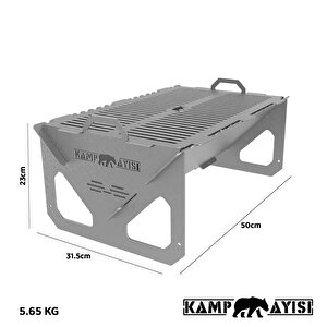 ® Easy Mangal™: Taşınabilir Katlanabilir Hafif Izgara