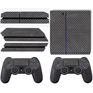 Playstation 4 Siyah Carbon Fiber Kaplama Takımı Çınar Extreme