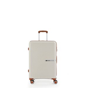 Polipropilen Valiz V374 65 Cm Koyu Mavi