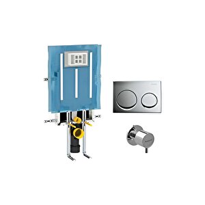 Alpha Kombifix Duvariçi Gömme Rezervuar Seti 8cm 110.174.00.1-mset