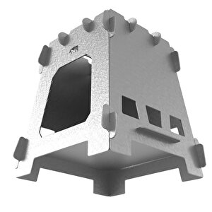 Kamp Ayısı® Inox™ 1mm Paslanmaz Galvaniz Çelik Su Geçirmez Çantalı Ateş Kutusu