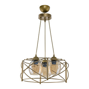 Üçlü Curva Avi̇ze  Daire Metal Bal Camli