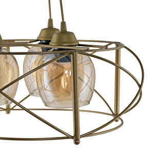Üçlü Curva Avi̇ze  Daire Metal Bal Camli