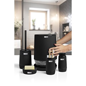 Okyanus Home Nida Siyah 5'li Banyo Seti