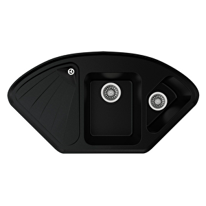 Granit Evye Moon Series Black - Siyah Köşe Model