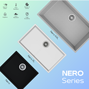 Granit Evye Nero Series White - Beyaz