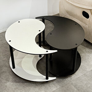 Yin Yang Sehpa Yuvarlak Orta Sehpa 5850