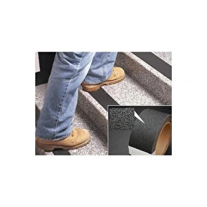6 Adet Merdiven Zemin Kaydırmaz Bant 50 Mm X 25 Mt Siyah