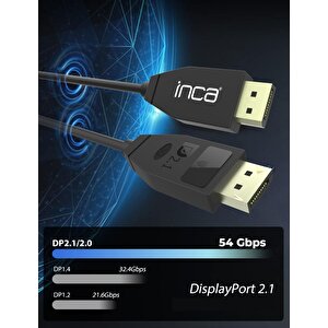 Inca Idpd-40 Displayport To Displayport  Kablo-1.2m