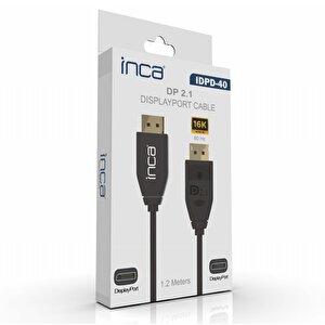 Inca Idpd-40 Displayport To Displayport  Kablo-1.2m