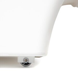 Technow Motek 12 Litre Bambu Desen Tekerlekli Tekli Organizer 2 Adet