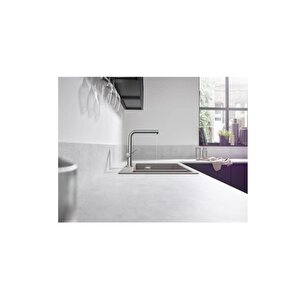 Hansgrohe Talis M54 Eviye Bataryası 270 Spiralli 1 Jet Siyah + Sbox 72809670