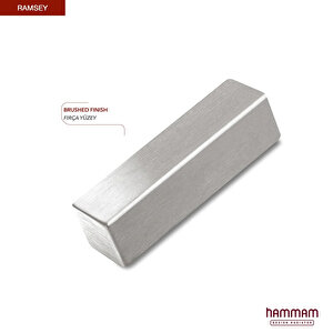 1200x390 Paslanmaz Çelik Havlupan 10 Yıl Garantili Ramsey Fırça Mat İnoks