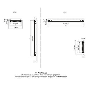 1200x510 Paslanmaz Çelik Havlupan 10 Yıl Garantili Ramsey Fırça Mat İnoks