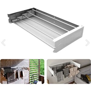 Kurutmalık Çamaşır Askısı - Duvara Monte Çamaşırlık 75 cm