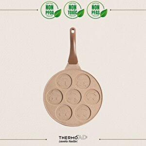 | Pankek Tavası | Emojili | Vizon | 28cm